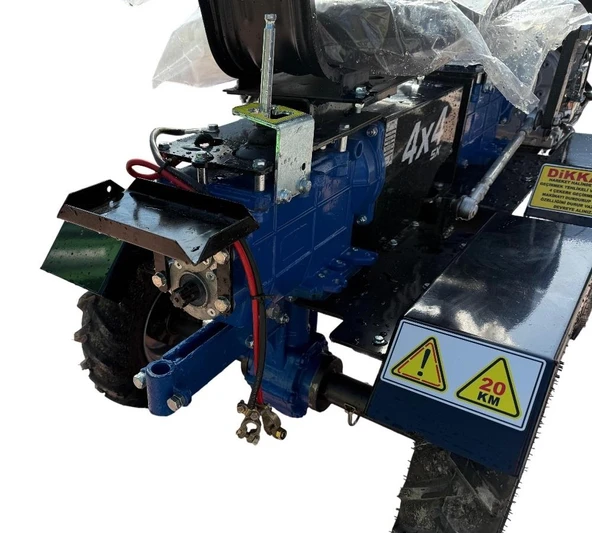 Yavuz Y600SX 188FE 12 Hp Dizel Marşlı 4x4 Mini Traktör - 6