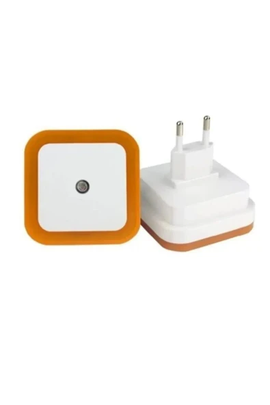 Cata Ct-9500 Priz Sistemli Fotoselli Ledli Sensörlü Gece Lambası Amber Renk - 2