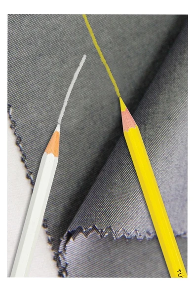 Sarı Kalem Kopya 3 Adet Fatih Sarı Kurşun Kalem Kumaş Kalemi Tekstil Kalemi Mimar Demir Marangoz - 3