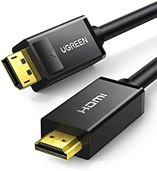 Ugreen 4K Displayport HDMI Dönüştürücü Kablo, 1 Metre