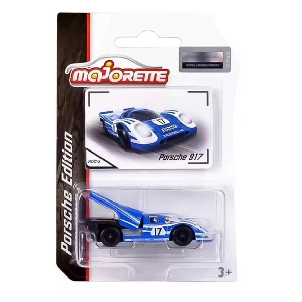Majorette - Premium Porsche Serisi Porsche 917 (Mavi)