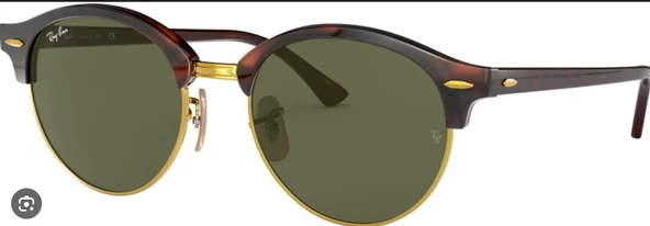 Ray-Ban RAYBAN Clubround Unisex Güneş Gözlüğü Rb 4246 990 51 - 2