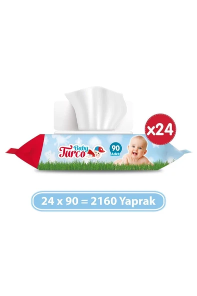 Baby Turco Islak Havlu 24x90 (2160 YAPRAK)