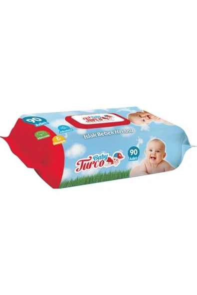 Baby Turco Bebek Islak Mendil Havlu 90 Yaprak X 24 Adet - 2