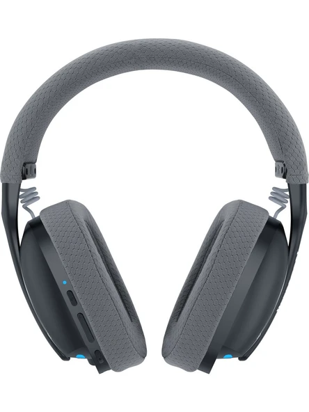REDRAGON H878 SKULD PRO TRI-MODE KABLOSUZ 7.1 SURROUND AYDINLATMALI GAMING KULAKLIK SIYAH-GRI - 4