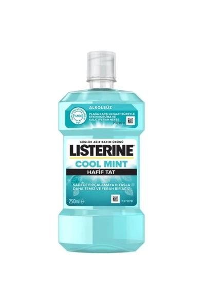 Listerine Cool Mint Hafif Tat Alkolsüz ağiz Bakim Suyu 250 ml