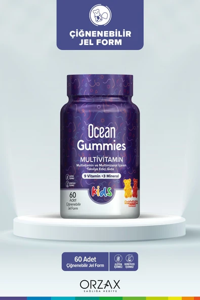 Gummies Kids Multivitamin Çiğnenebilir Jel Form
