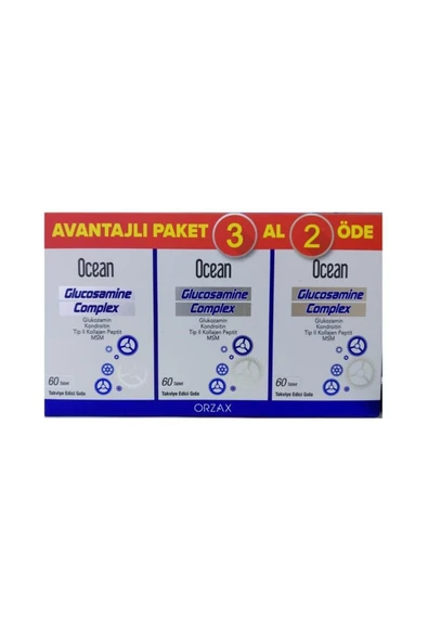 Ocean Glukozamin Kompleks 60 Tablet 3 Al 2 Öde
