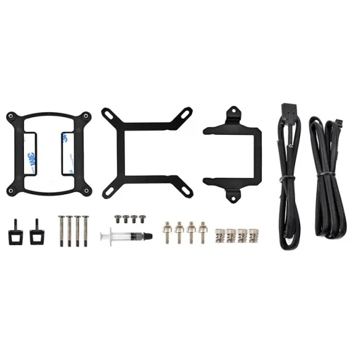 THERMALTAKE  th120 argb fanlli 120mm  intel/am4 serisi uyumlu sivi sogutma sistemi - Resim 5