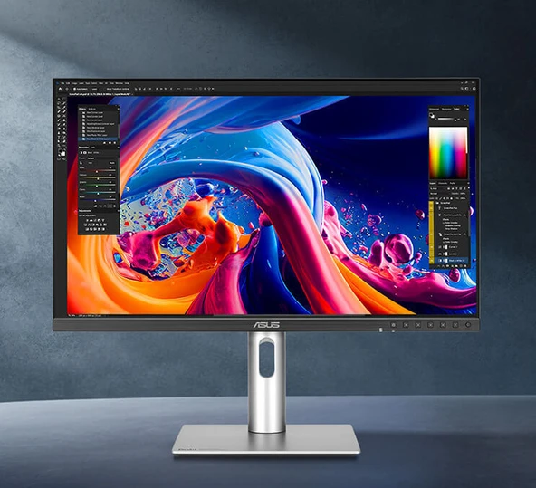 ASUS ProArt PA27JCV 27 5K IPS HDR500 5120 x 2880 5ms 400cd DP HDMI USB-C Hoparlör VESA 3YIL 99% DCI-P3,Calman Verified, PD 96W, Auto KVM,Pivot Monitör - Resim 3