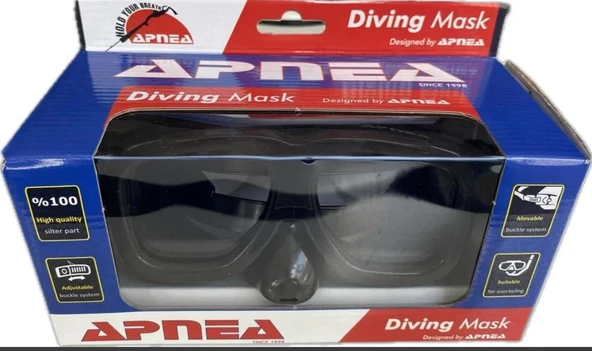 Apnea amatör maske siyah - 2