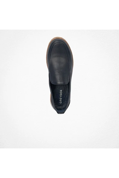 Greyder 62624 Erkek Hakiki Deri Baskılı Lastikli Casual Urban Ayakkabı - 4