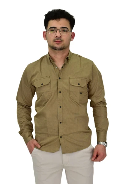 Erkek Spor Likralı Gömlek BGL-ST04343 ürün görseli