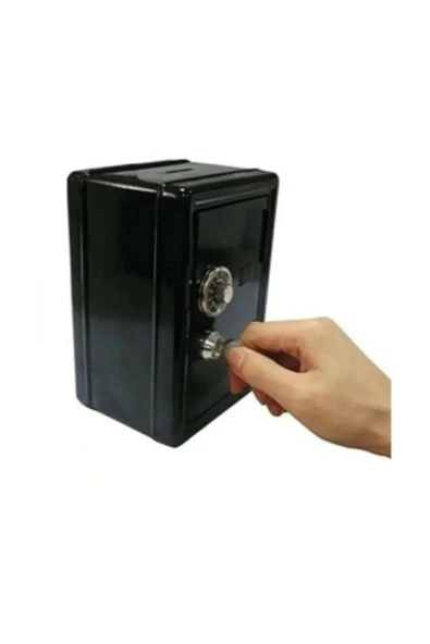 Metal Para Kasası Kumbara Kilitli Şifreli Görünümlü Para Kutusu - 4