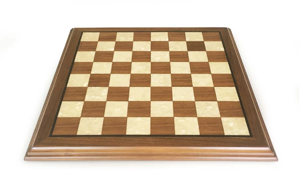 Helena Wood Art Masif Ceviz Sedefli Satranç Tablası 40x40cm - 2