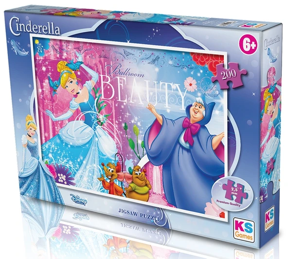 KS  Puzzle 200 Parça Cinderella