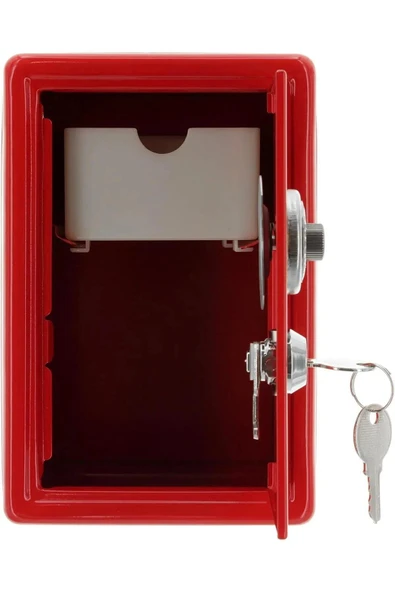 Metal Para Kasası Kumbara Kilitli Şifreli Görünümlü Para Kutusu - 2