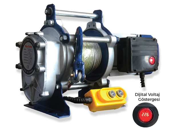 MAX EXTRA Elektrikli Pratik Vinç 500-1000 Kg 220 Volt 15-30 Metre (MX11107) ürün görseli