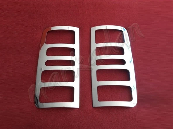 DB Chrome Ford Connect Stop Çerçeve Nikelajı 2002-2009 2 Parça P.Çelik - 1