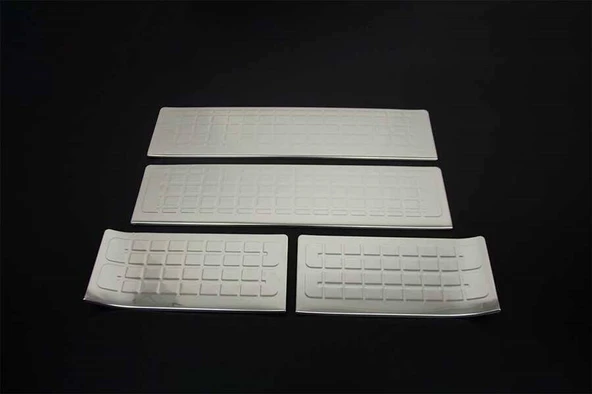 OMSA Peugeot Expert Traveller Krom Norm Kapı Eşiği 4 Parça 2017 ve Sonrası - Resim 3