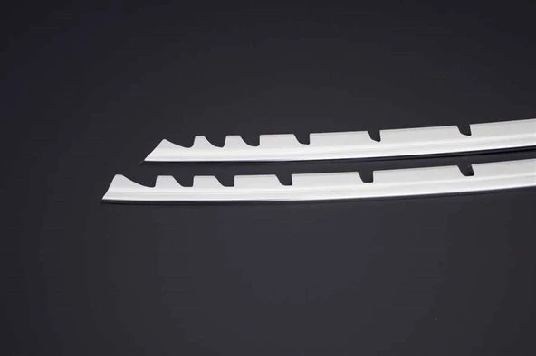 OMSA Mercedes Vito W447 Krom Ön Tampon Çıtası Tırtıklı 2 Parça 2014-2024 Arası - 3