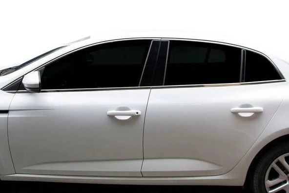 OMSA Renault Megane 4 HB Krom Cam Çerçevesi 12 Parça 2021 ve Sonrası ürün görseli 1