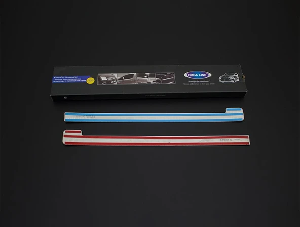 OMSA Fiat Doblo Krom Sürgülü Kapı Çıtası 2 Parça 2022 ve Sonrası - Resim 2