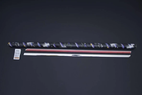 OMSA Citroen C2 HB Krom Cam Alt Çıtası 2 Parça 2003-2009 Arası - Resim 2