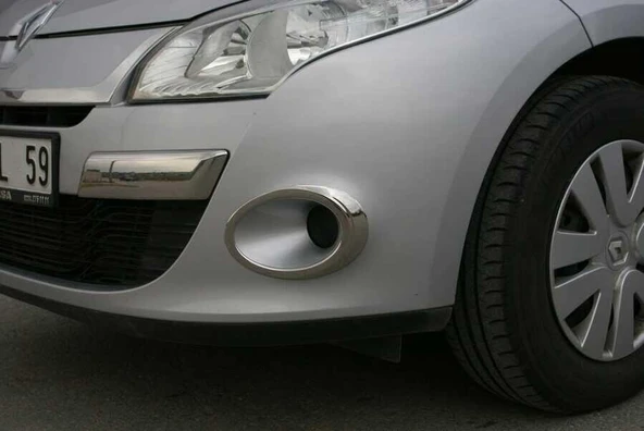 OMSA Renault Megane 3 Krom Sis Farı Çerçevesi 2 Parça 2010-2012 Arası - 3
