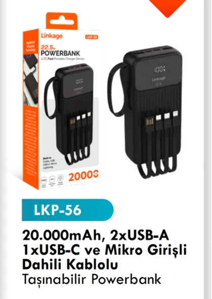 Lkb56 20000 mah POWERBANK