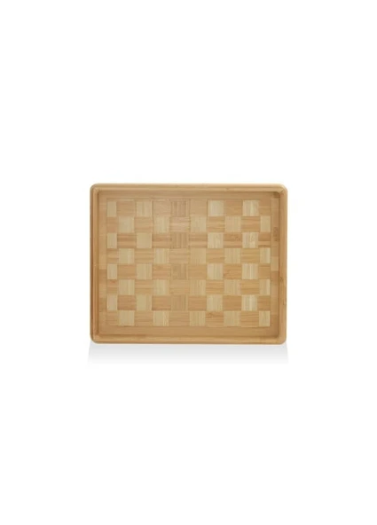 The Mia TPS0068 Wicker Bambu Tepsi 31x25 Cm - 2