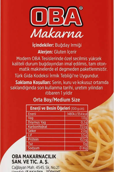 Oba Tatlılık İrmik 500 g x 2 Adet | Helvalık – Revani – Şekerparelik - 7