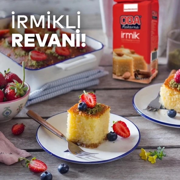 Oba Tatlılık irmik 500 g X 20 Adet | Helvalık – Şekerparelik - Resim 3