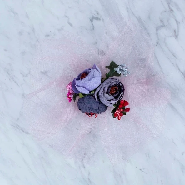 Loren Bohça Süsü 3 Lü Pembe - 2