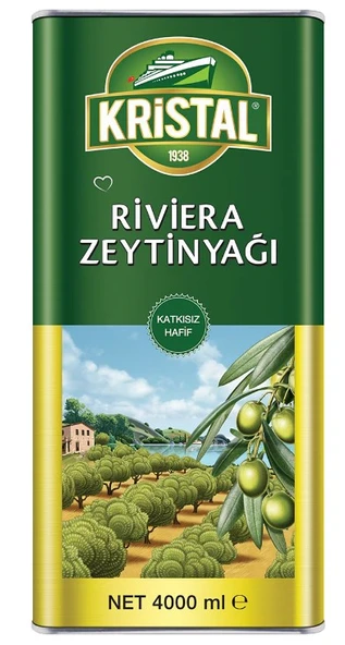 Kristal Riviera Zeytinyağı 4 lt