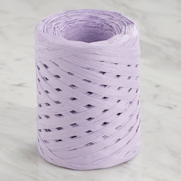 Loren Natural Raffia 90 Gr Lila Kağıt İp - 37