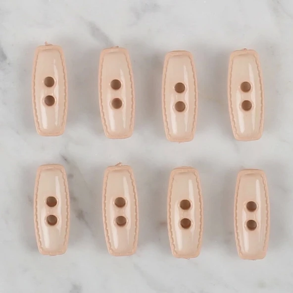 Loren Crafts Pudra Rengi 8 Li Çoban Düğmesi - 82 - Resim 2