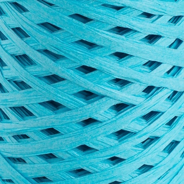 Loren Natural Raffia 90 Gr Turkuaz Kağıt İp - 20 - 2