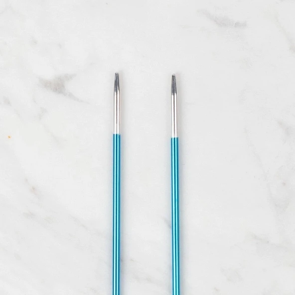 Loren Rythm 2,5mm Mavi Renkli Metal Örgü Şişi - 3