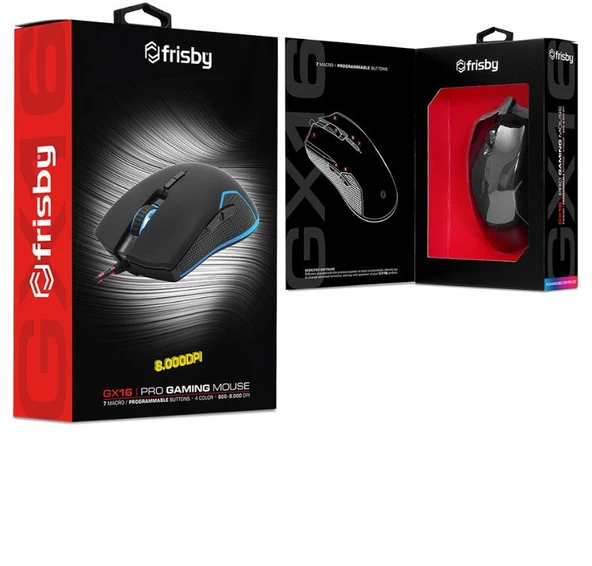 Frisby FM-G3340K Programlanabilir 8.000DPI Oyuncu Mouse (GX16) - 4