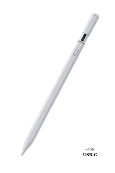 iPad Pencil 11 Nesil 11" 2025 A16 M3 Uyumlu Avuçiçi Red Eğim Özellikli Bluetoothlu Dokunmatik Kalem