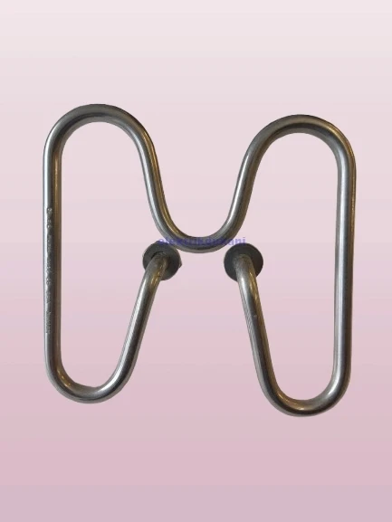 ENDER 1250w Semaver Çaymatik Çay Kazanı Rezistansı Kıvrık Kare Tip 220v ? 8.5 Cr-Ni Krom (1250 Watt 220 Volt)