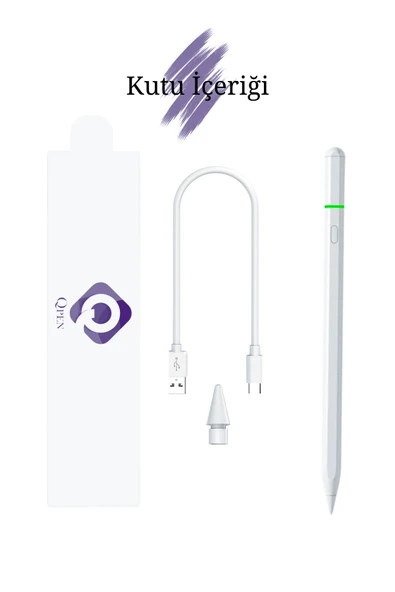 iPad Pencil 11 Nesil 11" 2025 A16 M3 Uyumlu Avuçiçi Red Eğim Özellikli Bluetoothlu Dokunmatik Kalem - 6