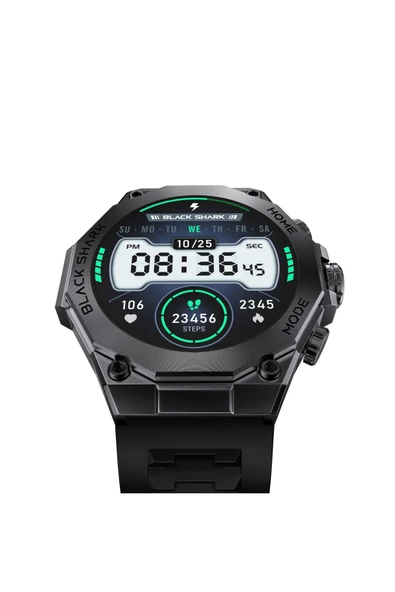 S1 Pro Akıllı Saat Black (Black Shark Türkiye Garantili) - 3