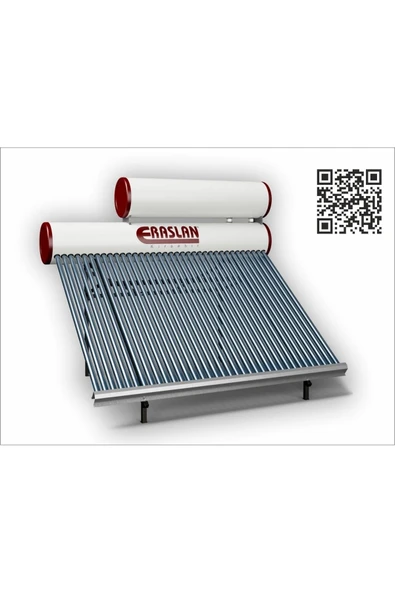 ERASLAN  10'lu Vakum Cam Tüp 10 Adet Bakır Güneş Enerjisi - 4