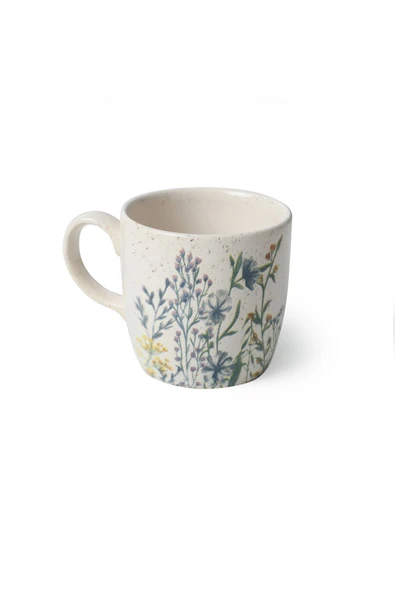 Keramika Deep Bloom Bulut Kupa 8 Cm 2 Adet 22942-43 - 4