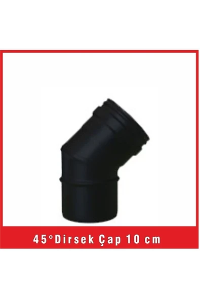 ERS BACA  45° Dirsek- Pelet Baca 10 Cm (ø 100 Mm)
