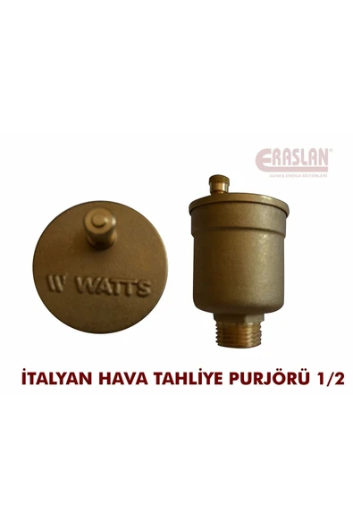 ERASLAN  Italyan Hava Tahliye Purjörü 1/2 (güneş Enerji Sıcak Su Sistemleri)