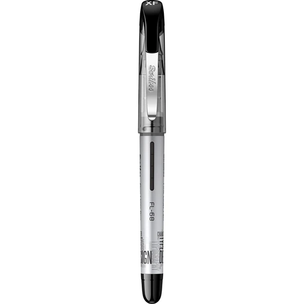 Scrikss Fineliner 0.6 MM Siyah FL-68 - Resim 3