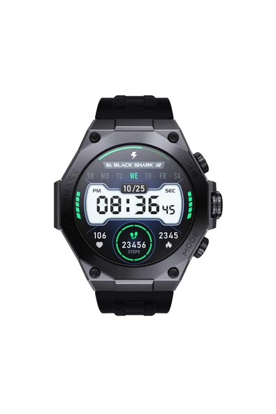 S1 Pro Akıllı Saat Black (Black Shark Türkiye Garantili) - 2